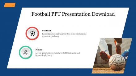 Free - Modern Football PPT Presentation Download Template