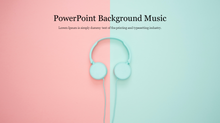 Creative PowerPoint Background Music Slide Presentation