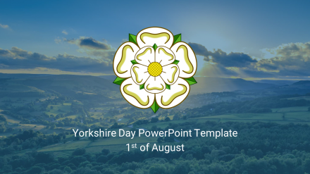 Enjoy Yorkshire Day PowerPoint Template Presentation
