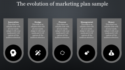 Evolution Of Marketing Plan Sample Template