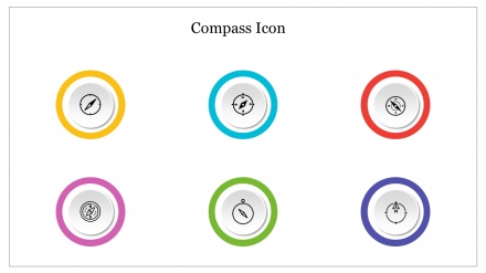 Compass Icon PPT For Presentation