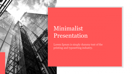 Editable Minimalist Presentation Slide Design Presentation