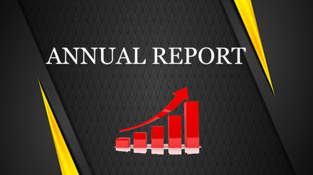 Annual Report PPT With Designed Background