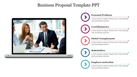 Business Proposal Template PPT Slide For Presentation