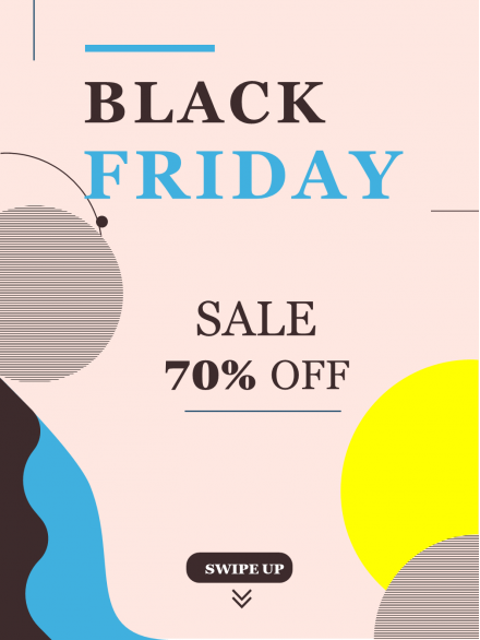 Attractive Black Friday Instagram Story Template Design