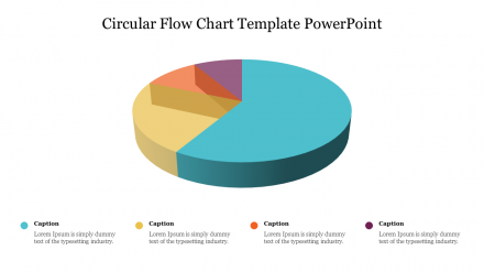Free - Simple Circular Flow Chart Template PowerPoint Free Download