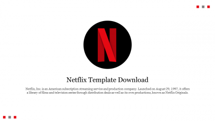 Free - Fantastic Netflix Template Free Download One-Node