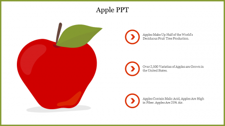 Awesome Apple PPT Presentation Template Themes Design