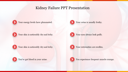 Example Of Kidney Failure PPT Presentation Template