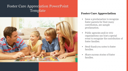 Best Foster Care Appreciation PowerPoint Template