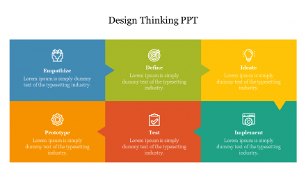 Creative Design Thinking PPT Presentation Template