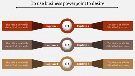Predesigned Three Node Business PowerPoint Presentation