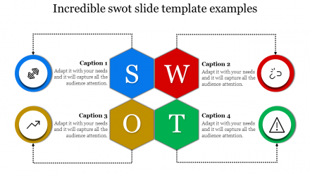 Colorful SWOT Slide For PowerPoint Presentation