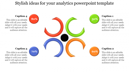 Attractive Analytics PowerPoint Template Slide Presentation