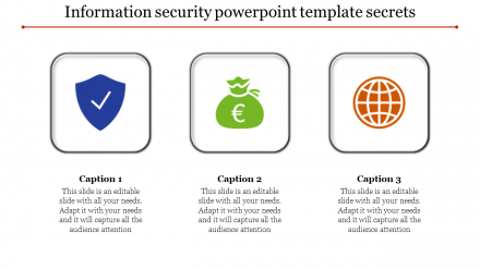 Free - Information Security PowerPoint Template-Layered Vertical