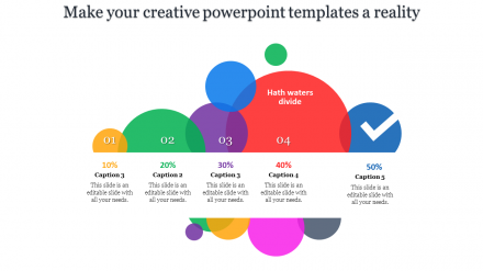 Multi-colored Creative Powerpoint Templates