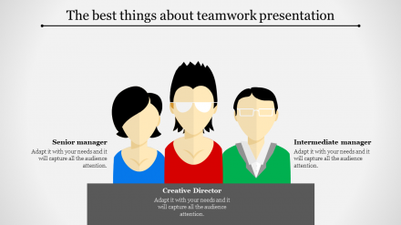 Free - Editable Teamwork Presentation Slide Template Designs