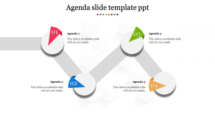 Affordable Agenda Slide Template PPT Presentation Design