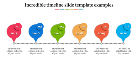 Marvelous Timeline Presentation Template Slide Design