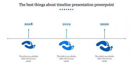 Orderly Timeline Presentation Template PPT