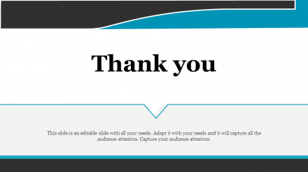 Awesome Thank You PowerPoint Template Presentation Slides