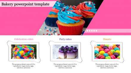 Attractive Bakery PowerPoint Template Presentation