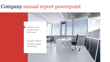 A Two Noded Annual Report PowerPoint PPT Presentation