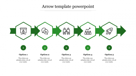 Free - Creative Arrow Template PowerPoint Presentation Slides