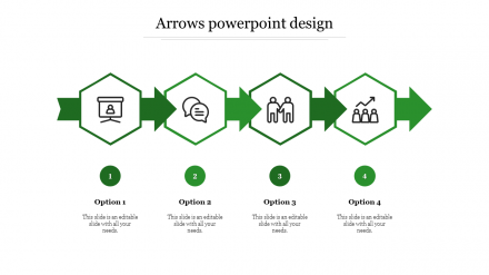 Free - Editable Arrows PowerPoint Design Slide Presentation