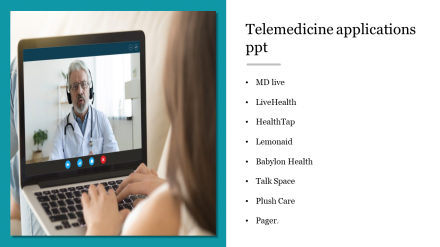Telemedicine Applications PPT Slide
