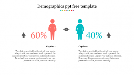 Creative Demographics PPT Free Template