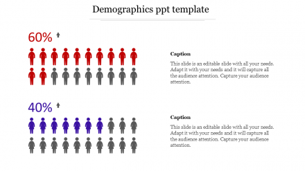 Creative Demographics PPT Template