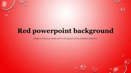 Our Predesigned Red PowerPoint Background Templates
