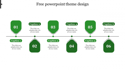 Free - Attractive Free PowerPoint Theme Design Slide