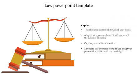 Multi-Color Law PowerPoint Template