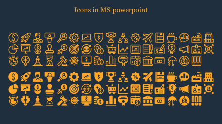 Effective Icons In MS PowerPoint Presentation Template