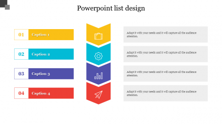 Best PowerPoint List Design Slide Template Presentation
