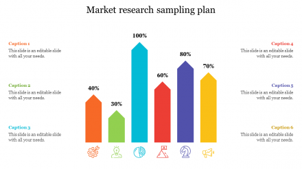Editable Market Research Sampling Plan With Arrow Design