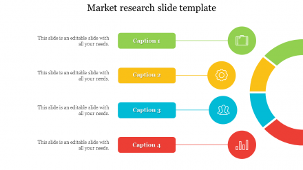 Pretty Market Research Slide Template For Presentation