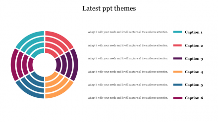 Attractive Latest PPT Themes Slide Template Presentation