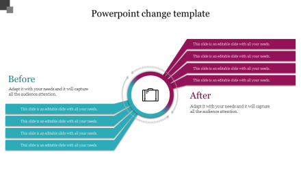 Best PowerPoint Change Template Slide Design