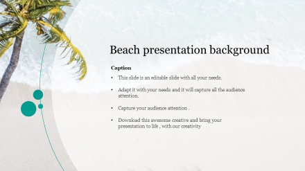 Beach Presentation Background Design