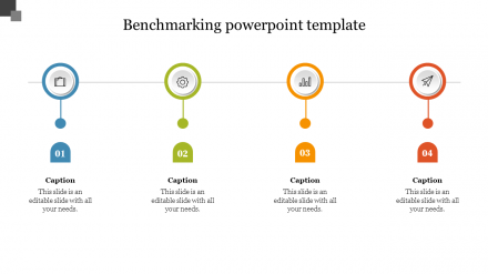 Editable Benchmarking Powerpoint Template