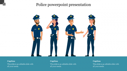 Ready To Use Police PowerPoint Presentation Template
