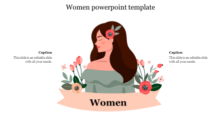 Editable Women PowerPoint Template PPT Presentation Slides
