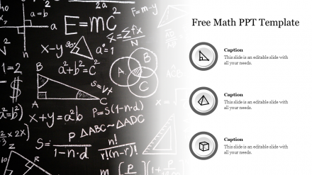 Free - Amazing Free Math PPT Template Presentation Design
