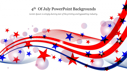 4th Of July PowerPoint Backgrounds Presentation