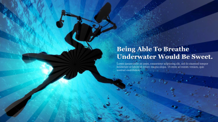Amazing Underwater PPT Template Presentation Slide 