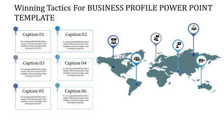 Free - Business Profile PowerPoint Template With Landmark