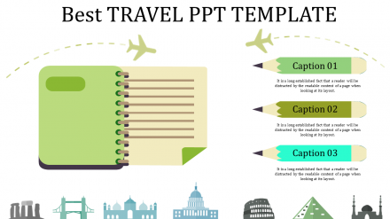 Flight Travel PPT Template	